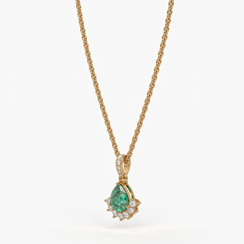 Elara Teardrop Bloom Pendant