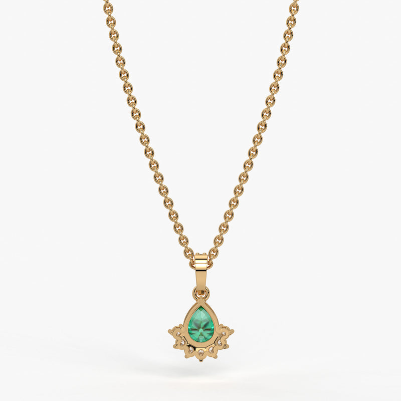 Elara Teardrop Bloom Pendant