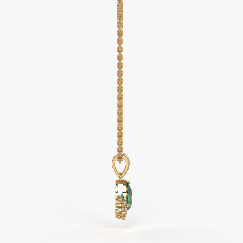 Elara Teardrop Bloom Pendant
