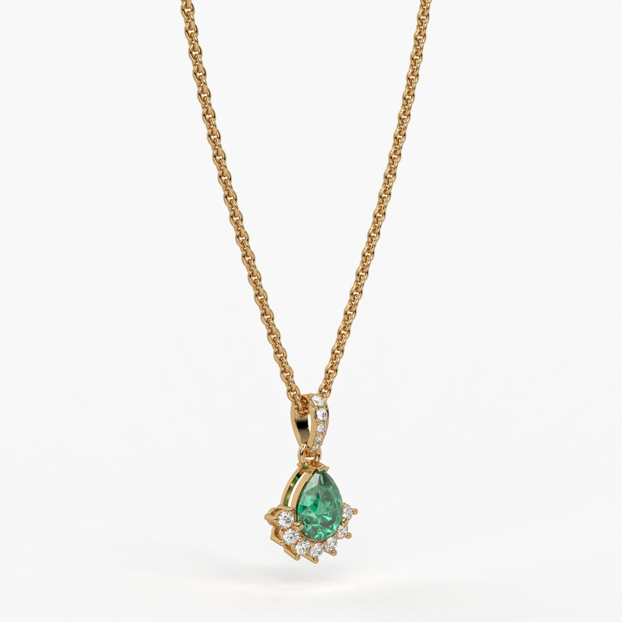 Elara Teardrop Bloom Pendant