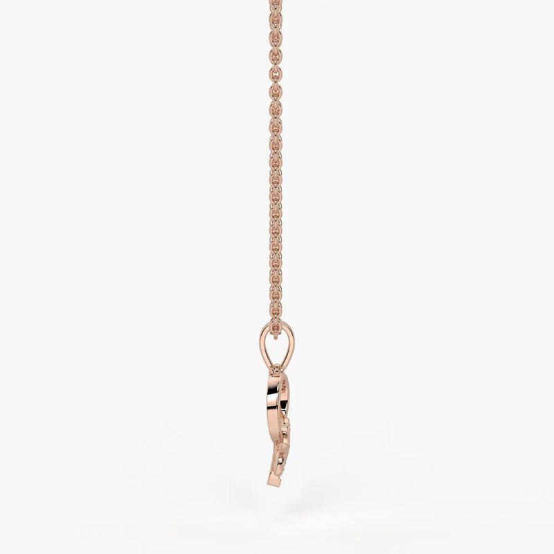 Fiora Vine Heart Diamond Pendant