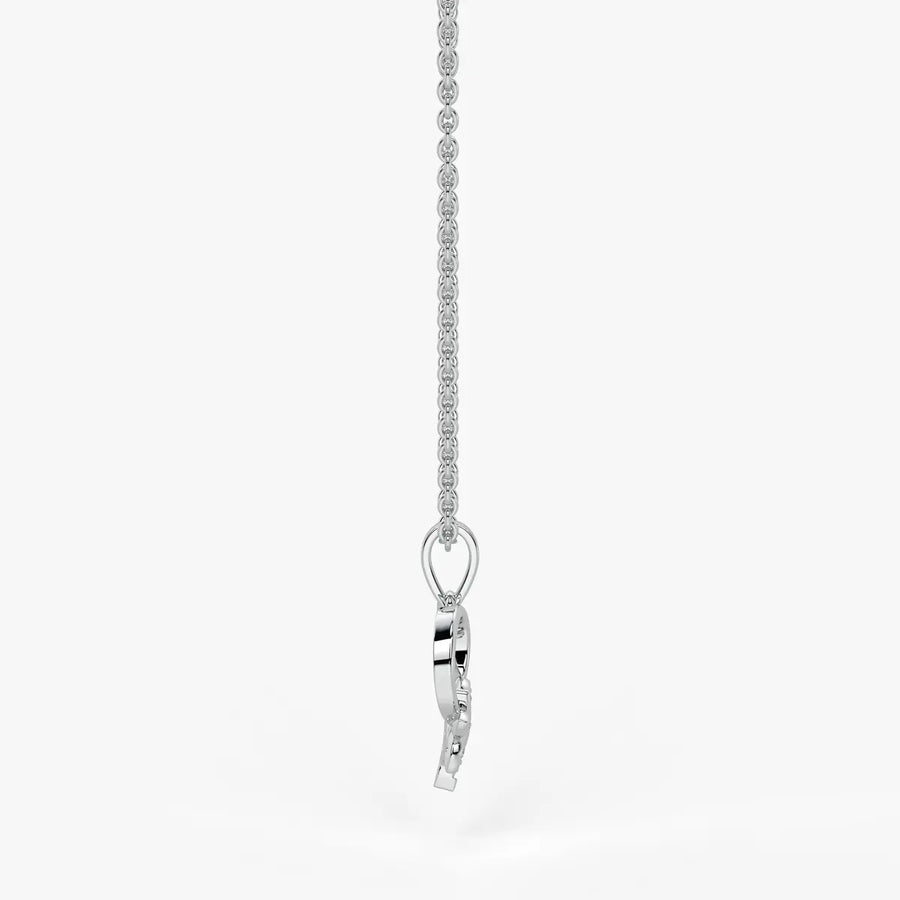 Fiora Vine Heart Diamond Pendant