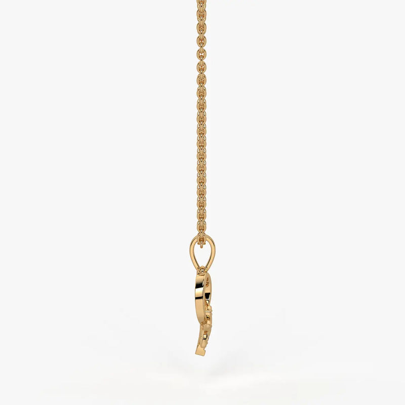 Fiora Vine Heart Diamond Pendant