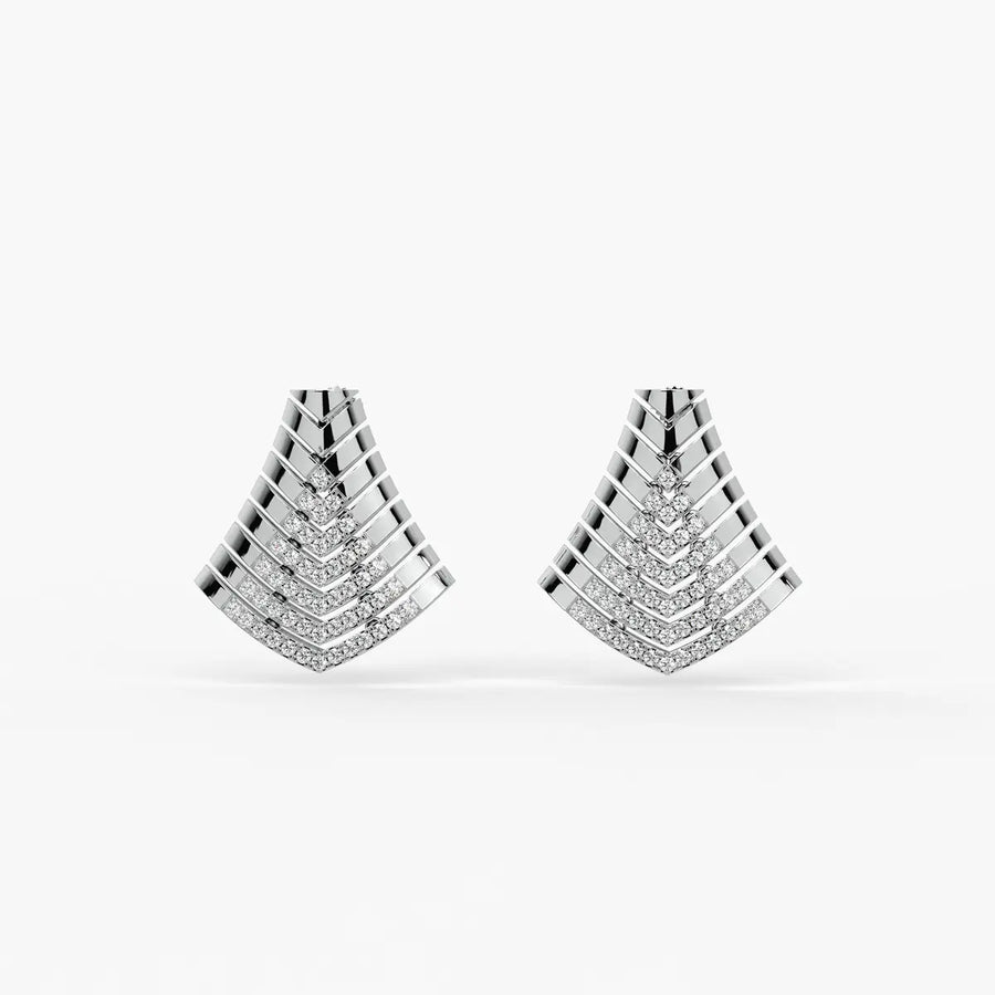Tapered Chevron Spike Pendant