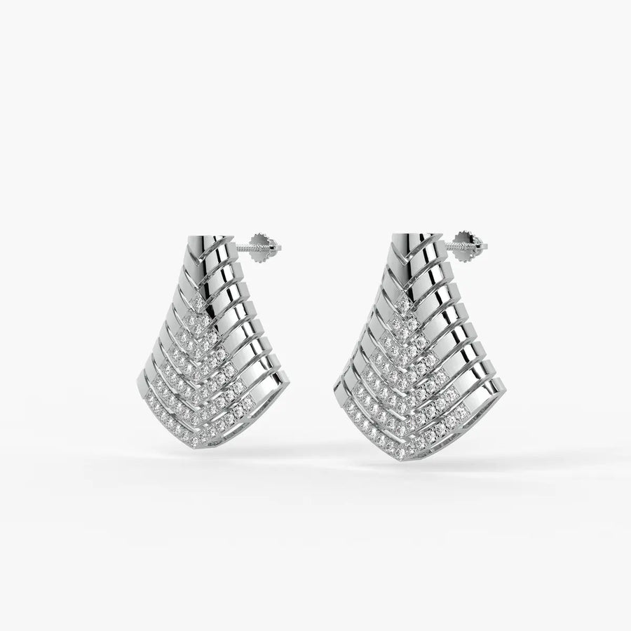 Tapered Chevron Spike Pendant