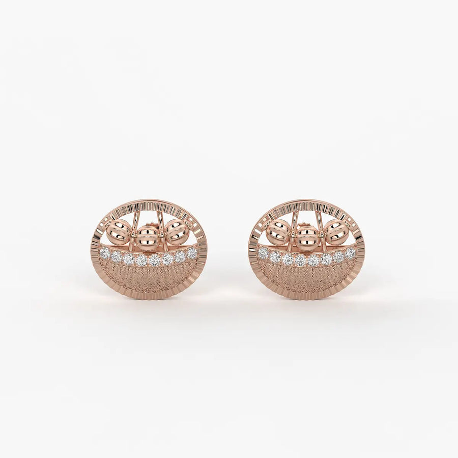 Orvia Bead Crest Earrings