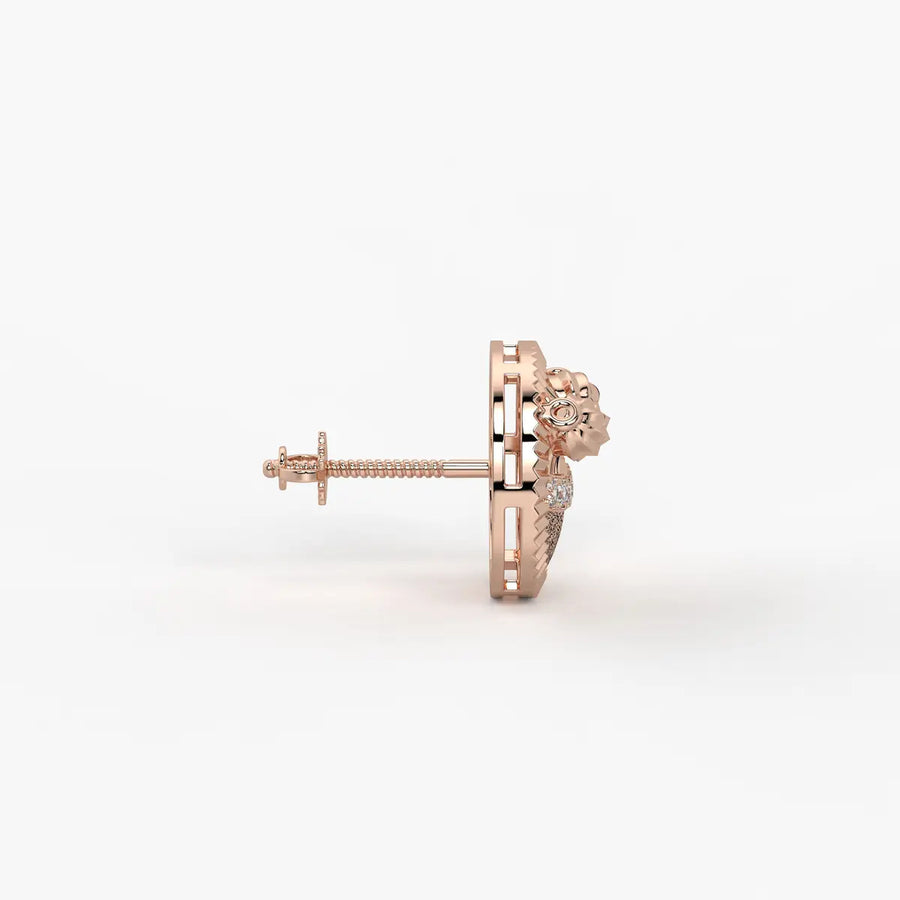 Orvia Bead Crest Earrings