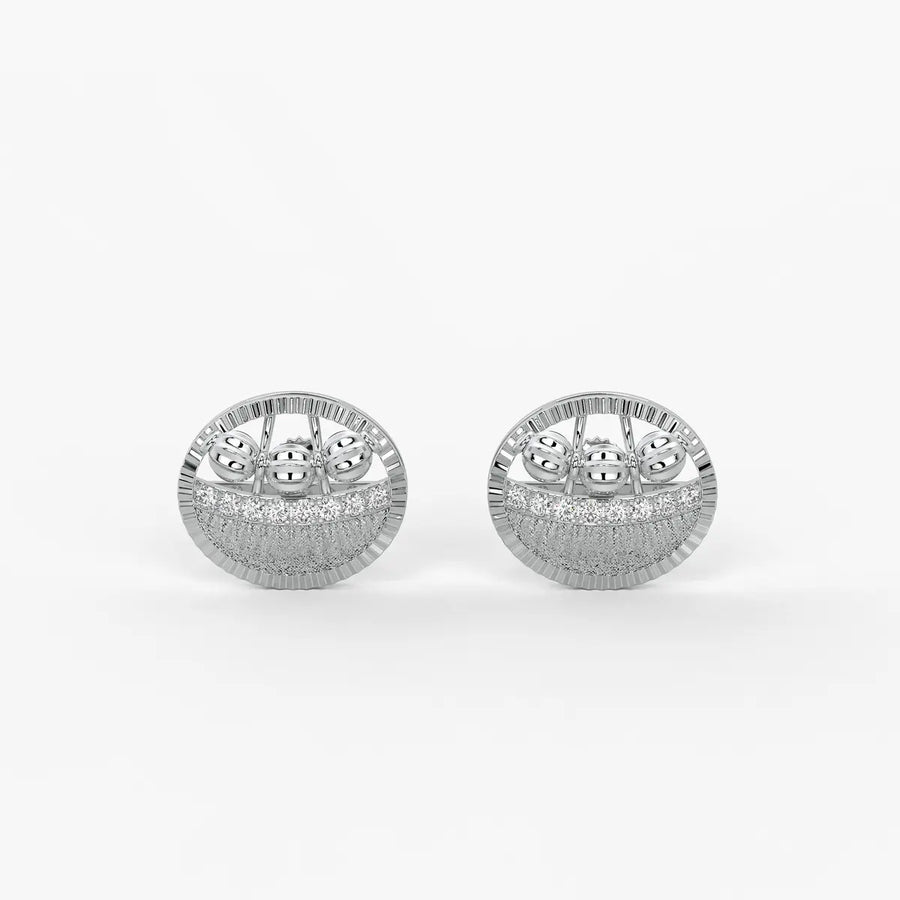 Orvia Bead Crest Earrings