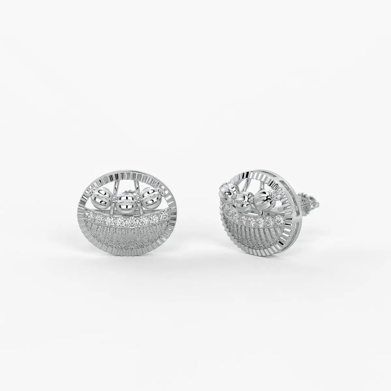 Orvia Bead Crest Earrings