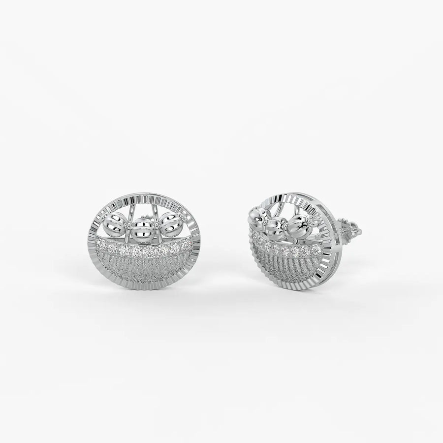 Orvia Bead Crest Earrings