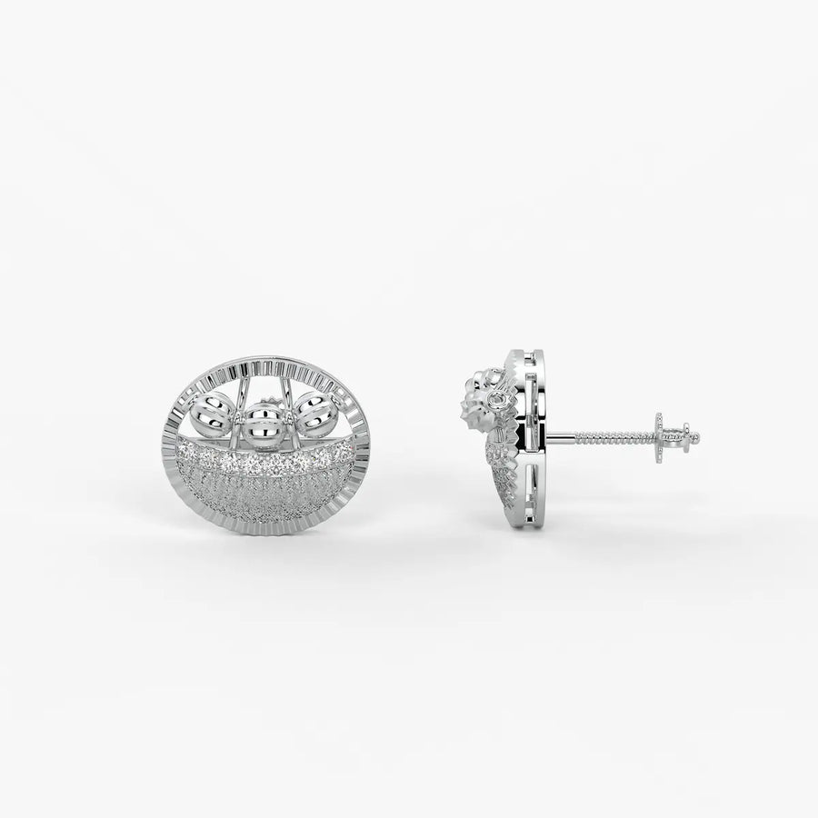 Orvia Bead Crest Earrings