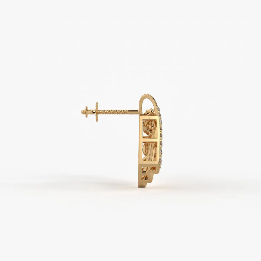 Ananya Radiant Fan Bead Earrings