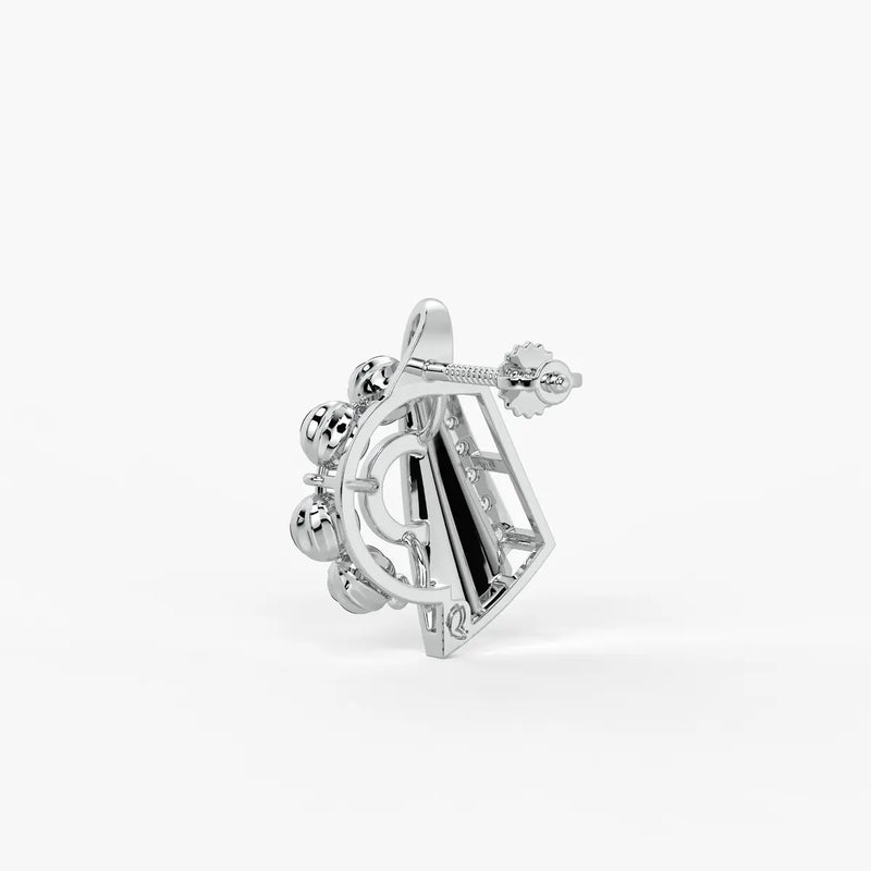 Ananya Radiant Fan Bead Earrings
