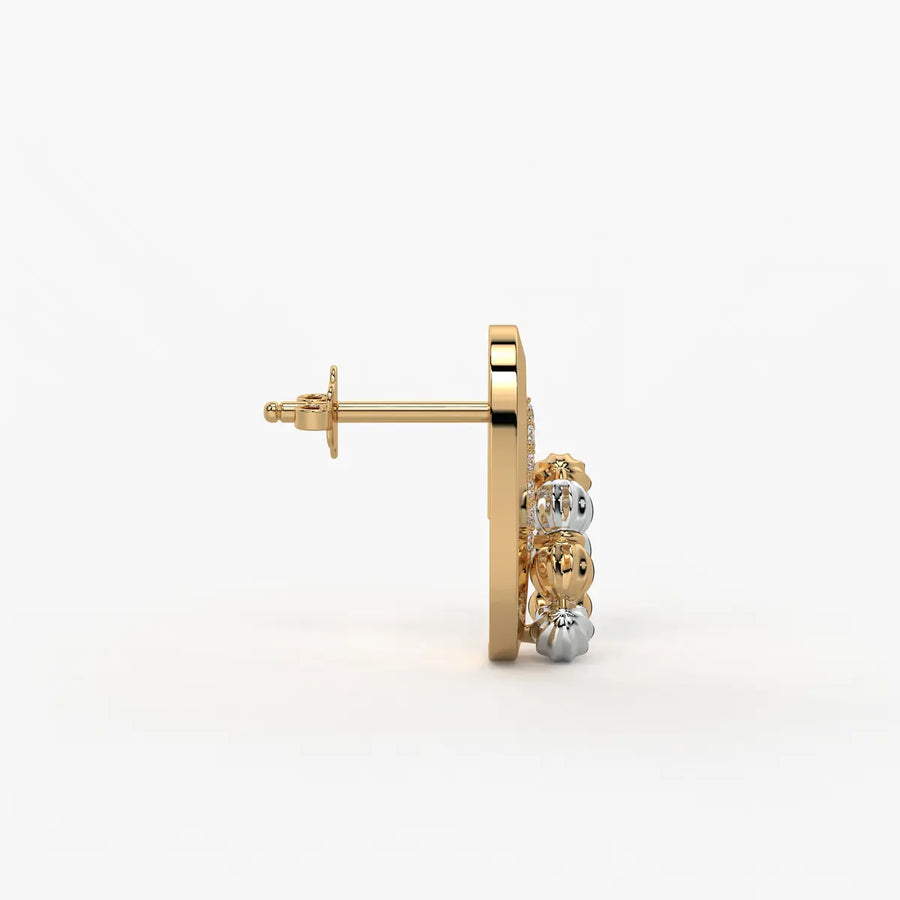 Aavira Bead Arch Earrings