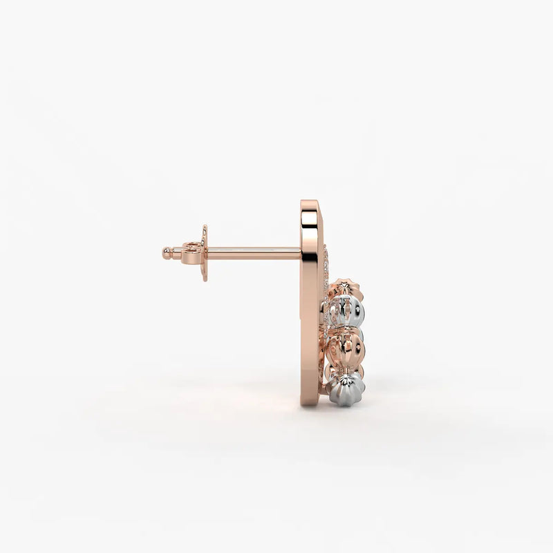 Aavira Bead Arch Earrings
