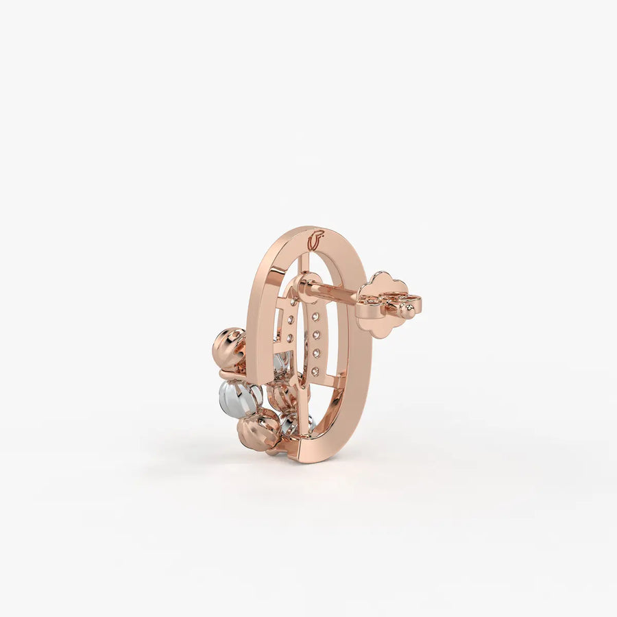Aavira Bead Arch Earrings