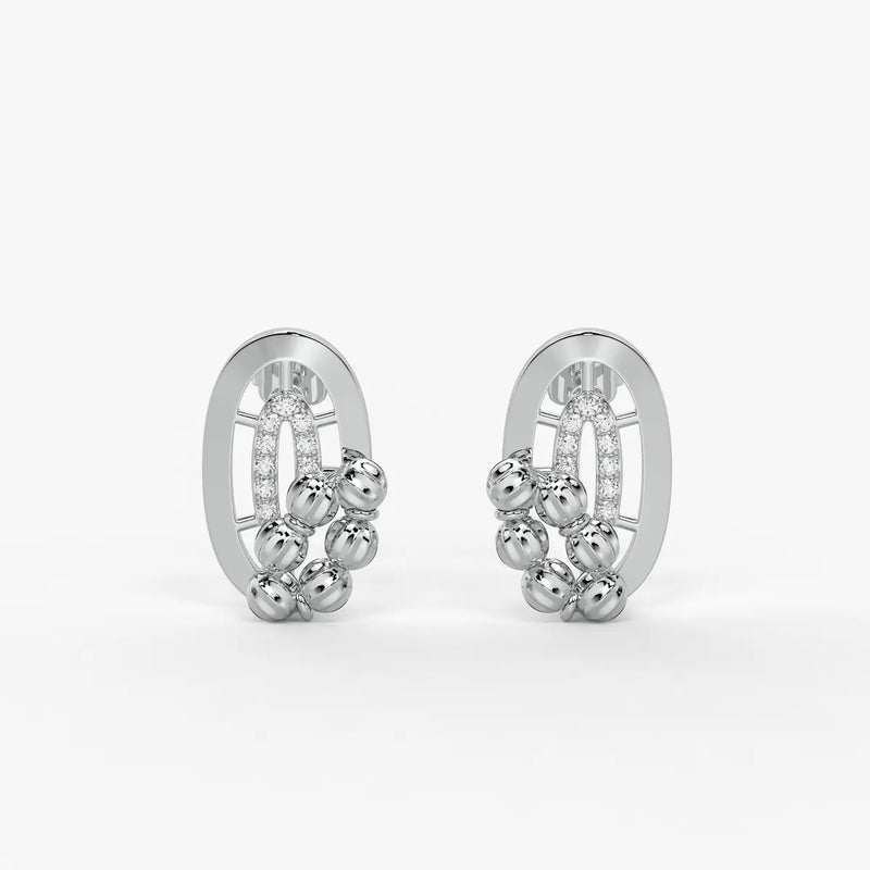 Aavira Bead Arch Earrings