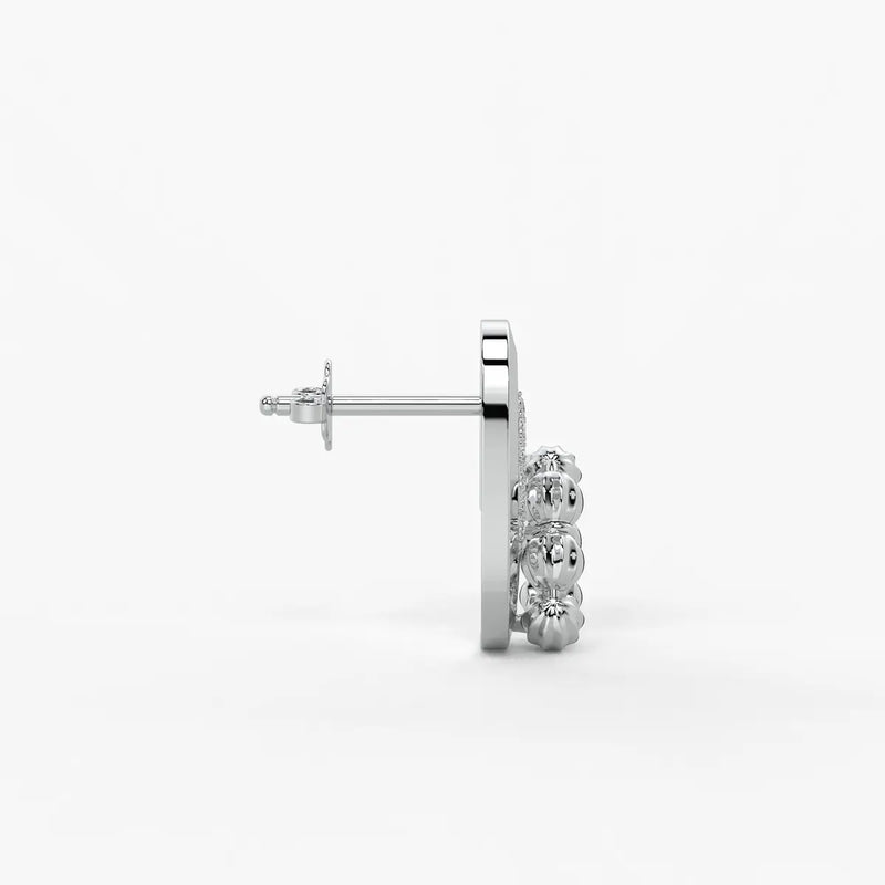 Aavira Bead Arch Earrings