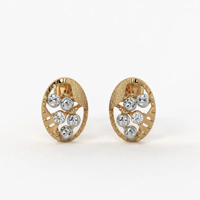 Orella Bead Orbit Earrings