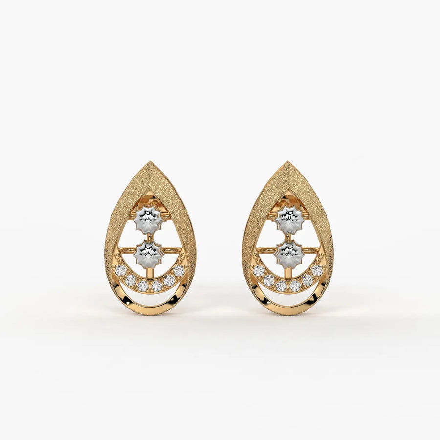 Samaira Teardrop Blossom Earrings