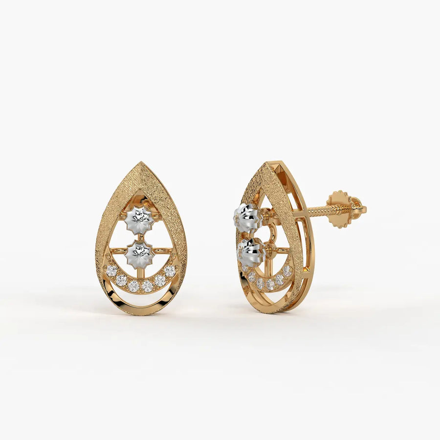 Samaira Teardrop Blossom Earrings