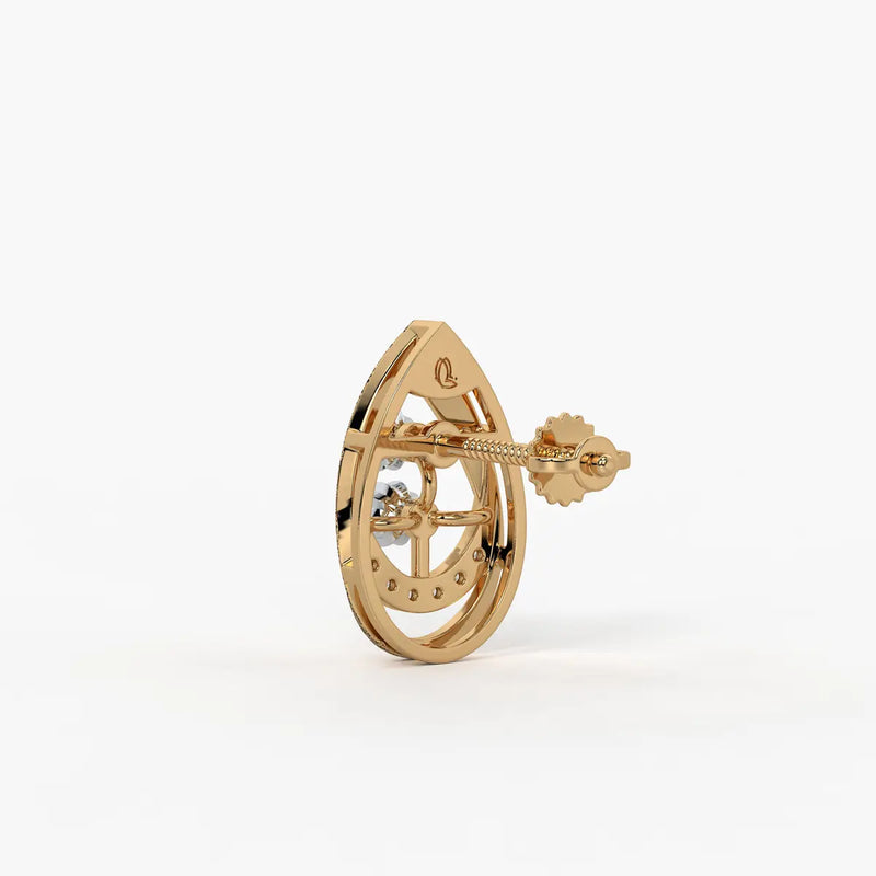 Samaira Teardrop Blossom Earrings