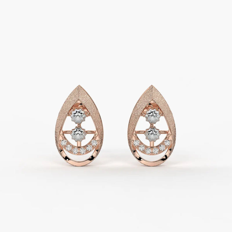 Samaira Teardrop Blossom Earrings