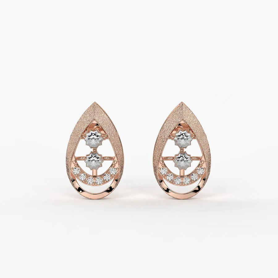 Samaira Teardrop Blossom Earrings