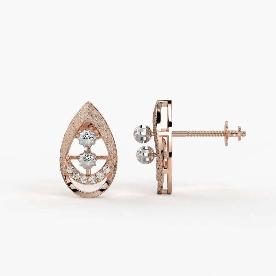 Samaira Teardrop Blossom Earrings