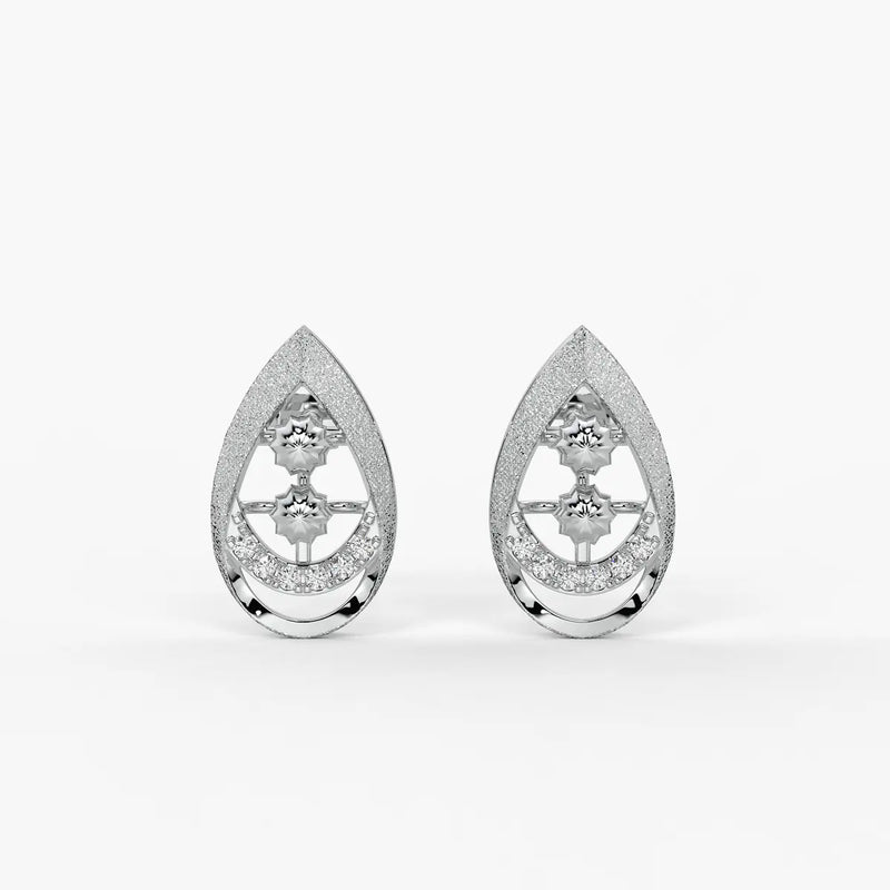 Samaira Teardrop Blossom Earrings