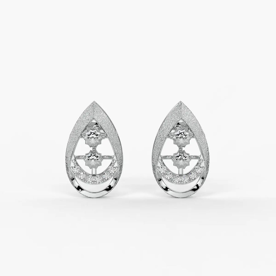 Samaira Teardrop Blossom Earrings
