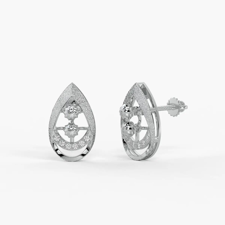 Samaira Teardrop Blossom Earrings