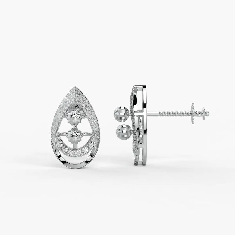 Samaira Teardrop Blossom Earrings