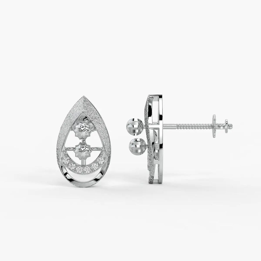 Samaira Teardrop Blossom Earrings