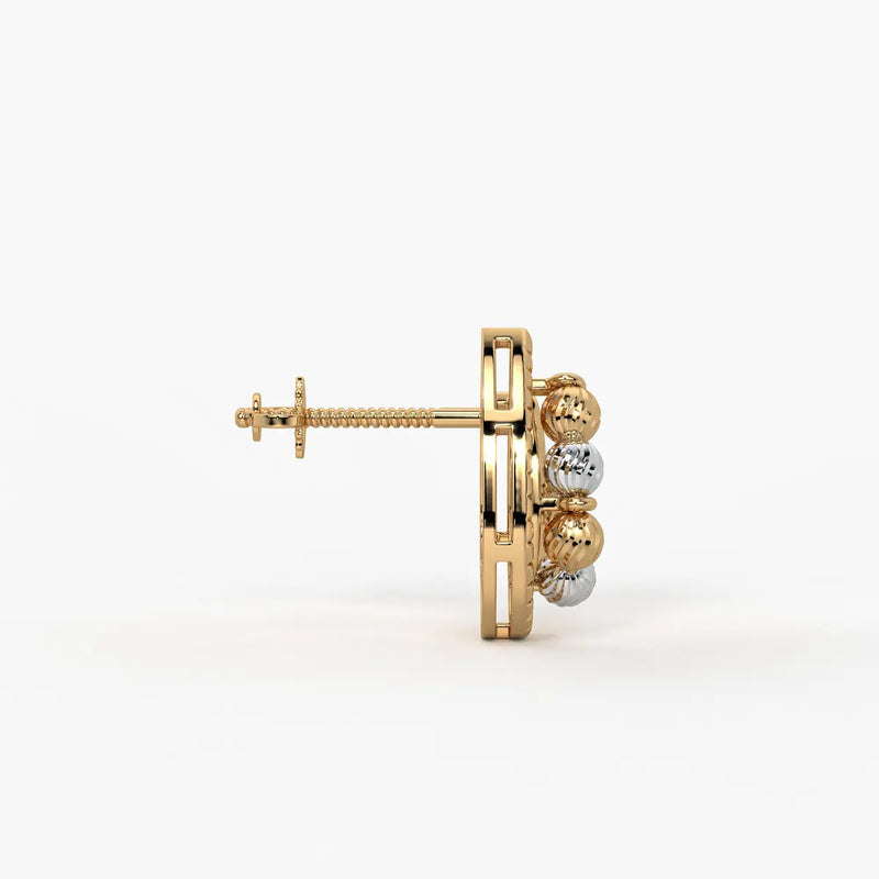 Myra Radiant Petal Bead Earrings
