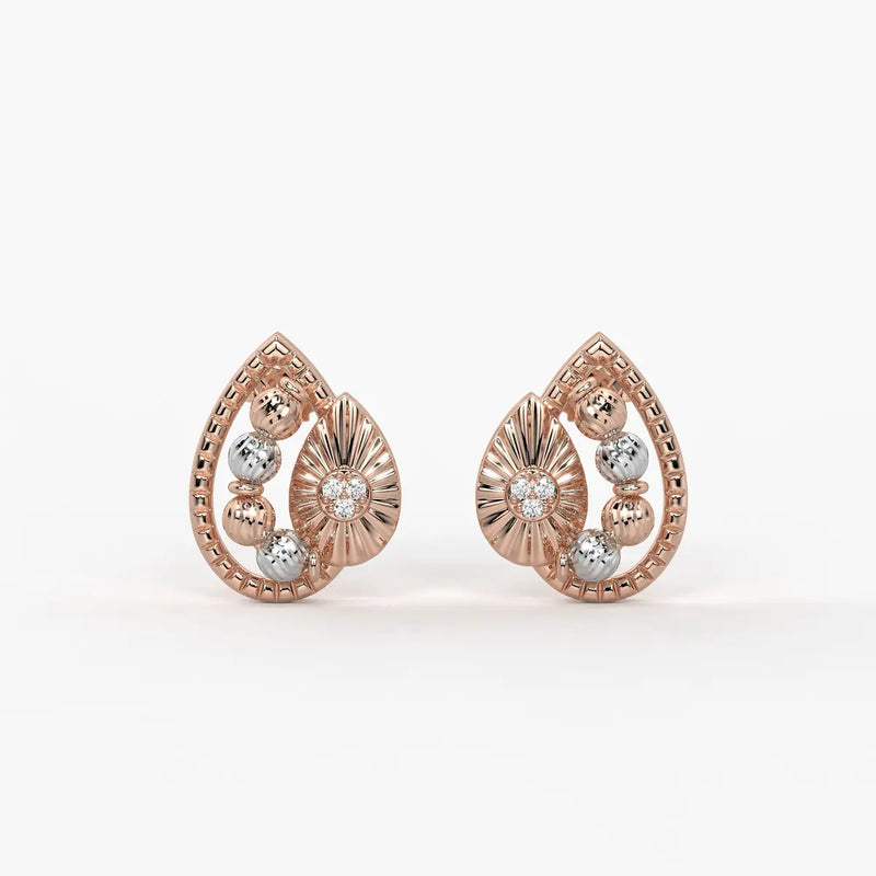 Myra Radiant Petal Bead Earrings
