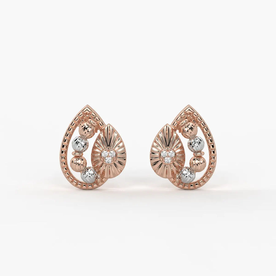 Myra Radiant Petal Bead Earrings