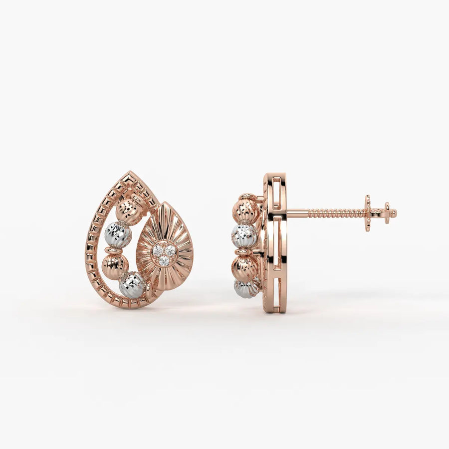 Myra Radiant Petal Bead Earrings