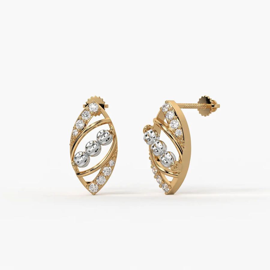 Elvoria Orbit Bead Earrings