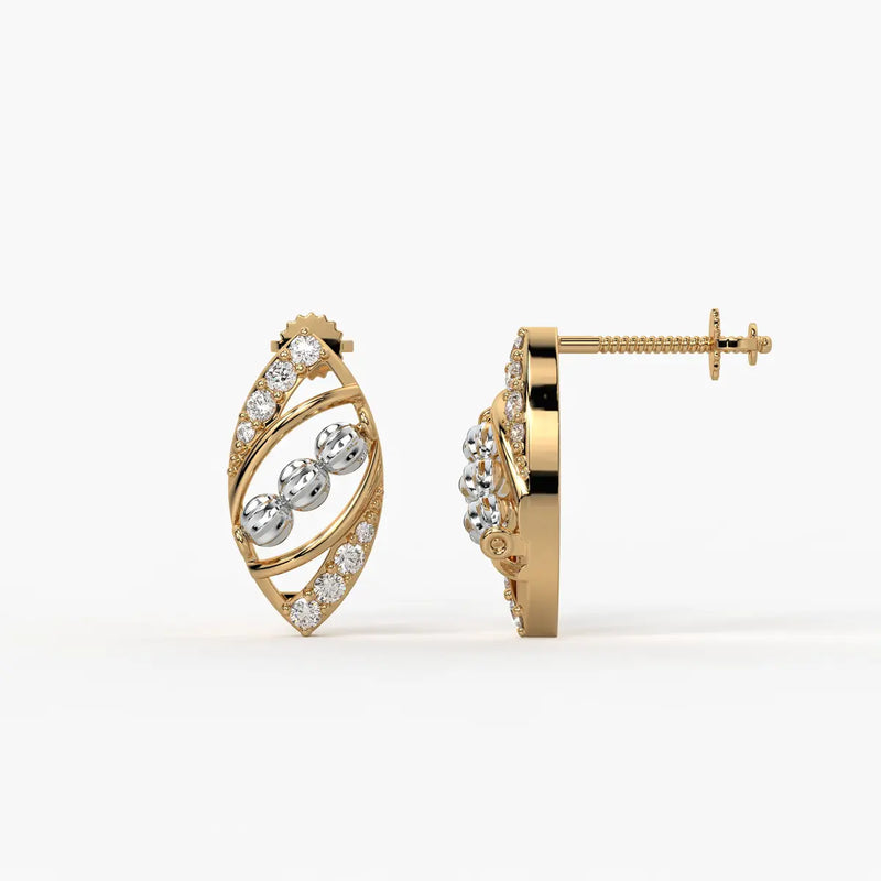 Elvoria Orbit Bead Earrings