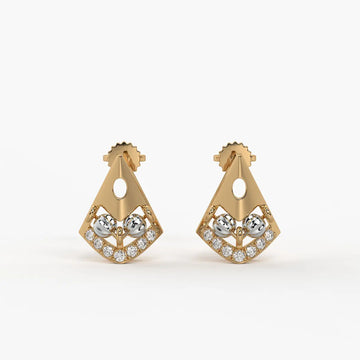 Pihu Crescent Charm Earrings
