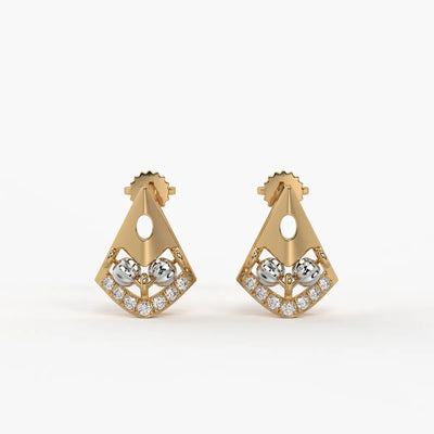 Pihu Crescent Charm Earrings