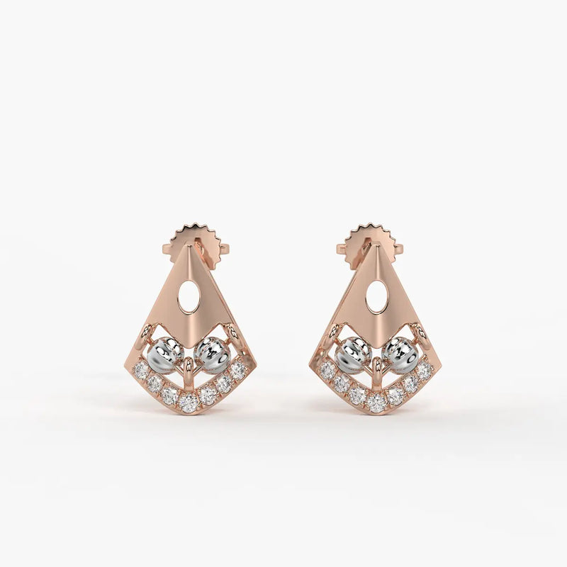 Pihu Crescent Charm Earrings