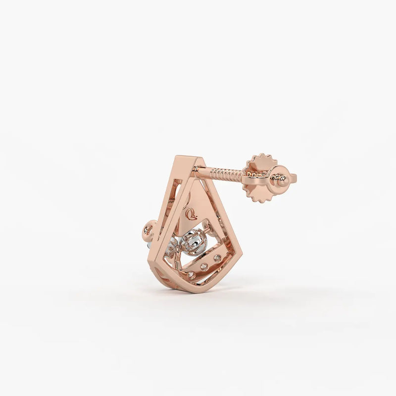 Pihu Crescent Charm Earrings