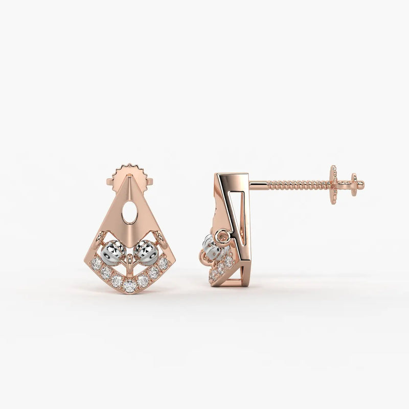 Pihu Crescent Charm Earrings