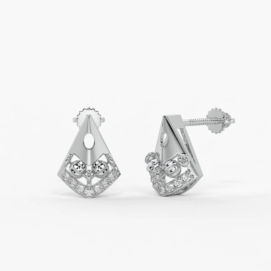 Pihu Crescent Charm Earrings