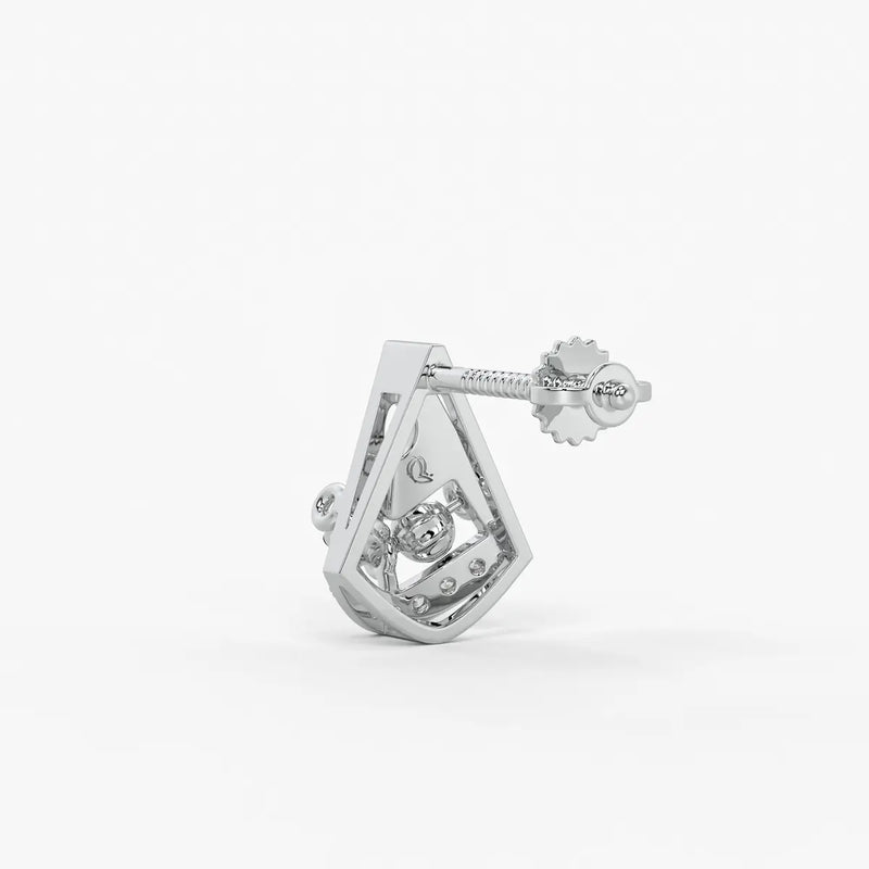 Pihu Crescent Charm Earrings