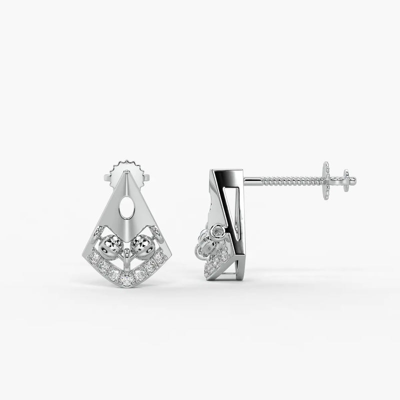 Pihu Crescent Charm Earrings