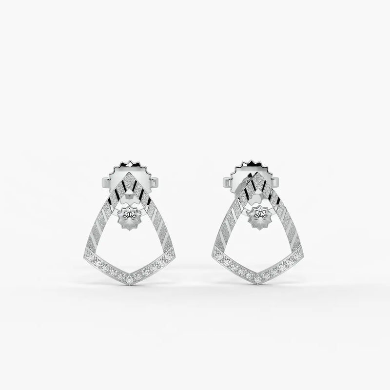Tanvika Trikon Bead Earrings