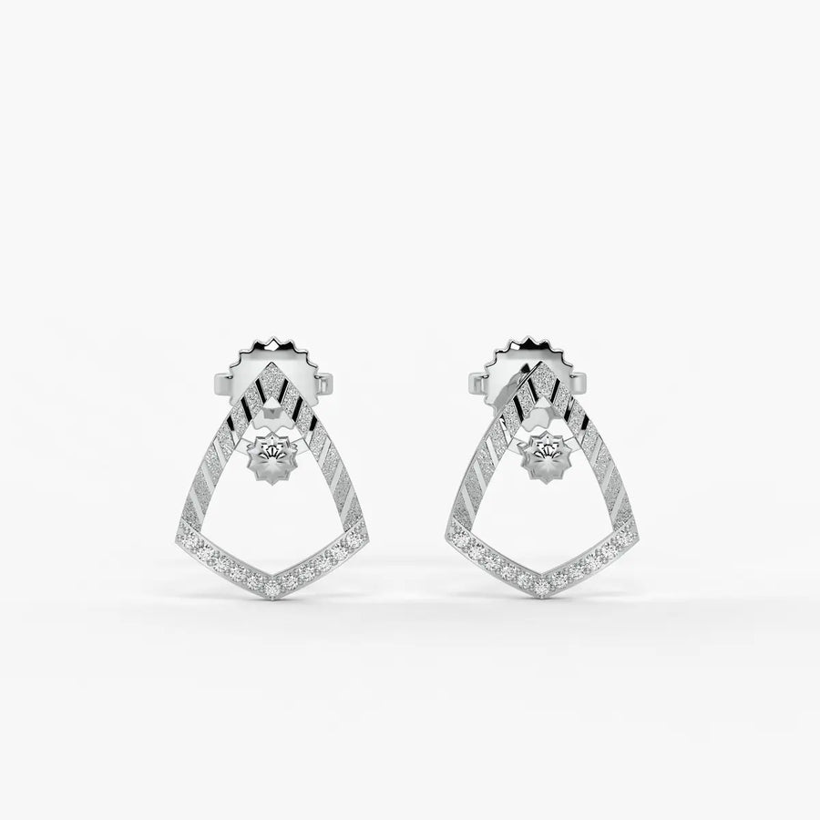 Tanvika Trikon Bead Earrings